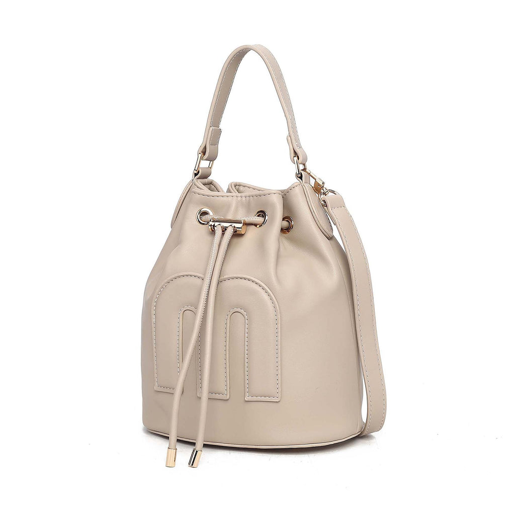 MKF Collection Soraya Buckle Shoulder Bag Faux Leather Handbag by Mia K