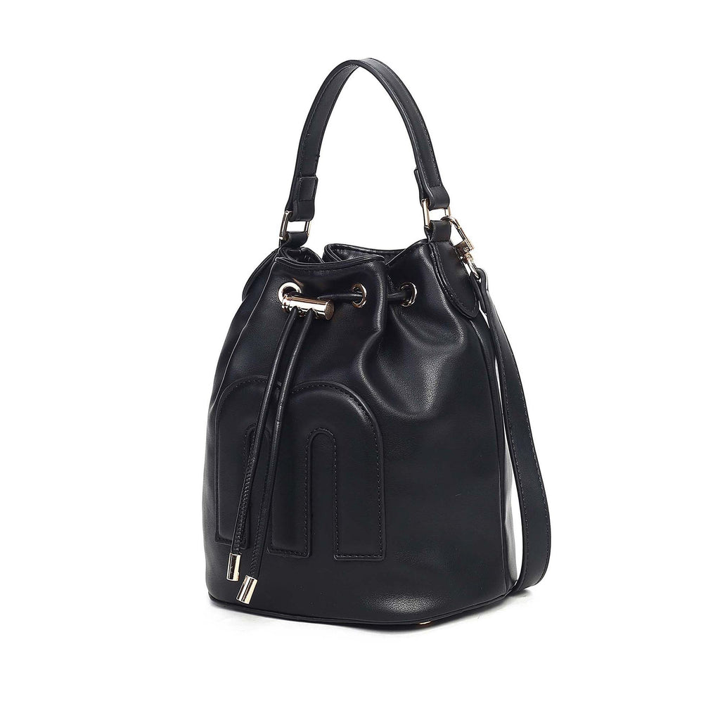 MKF Collection Soraya Buckle Shoulder Bag Faux Leather Handbag by Mia K