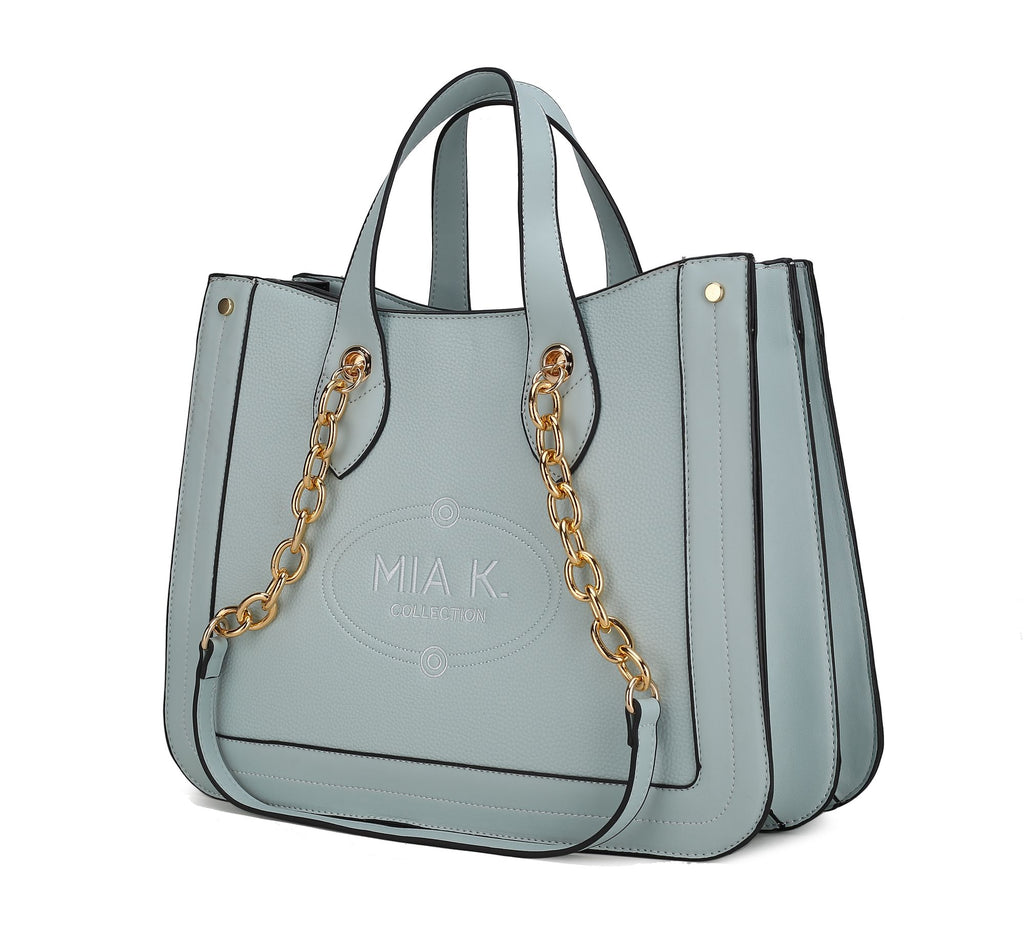 MKF Collection Stella Tote Handbag Vegan Leather Crossover Women by Mia k