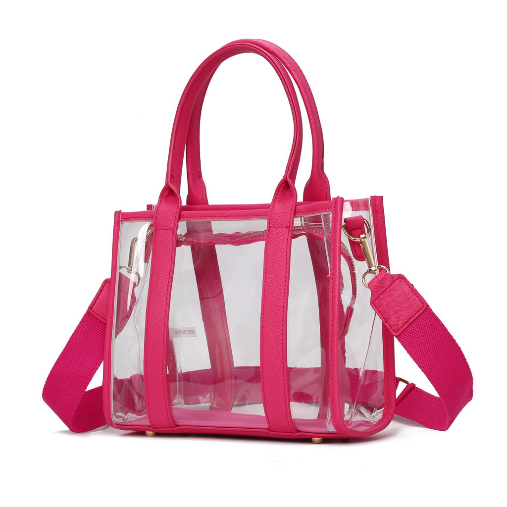 MKF Collection Tatiana Women Clear Bag Women Tote bag Handbag By Mia K