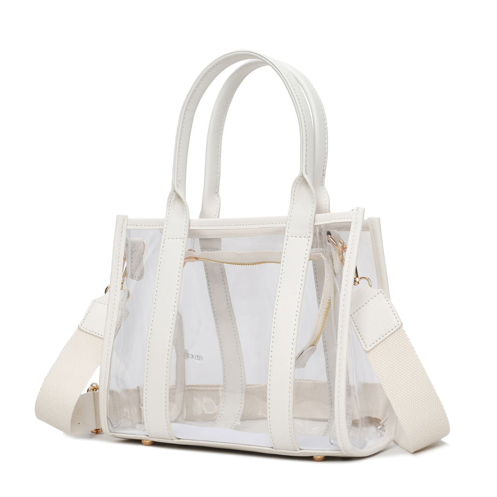 MKF Collection Tatiana Women Clear Bag Women Tote bag Handbag By Mia K
