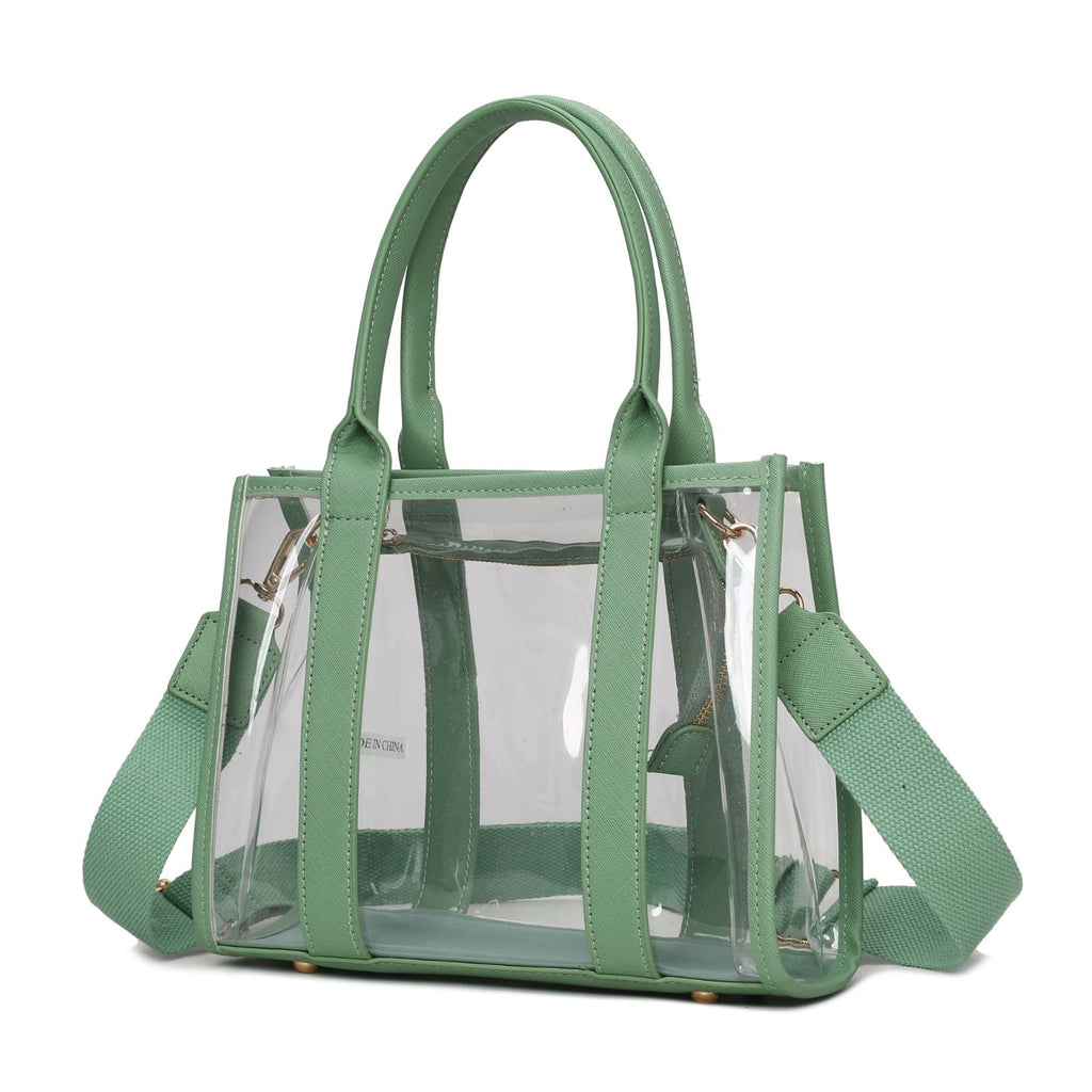 MKF Collection Tatiana Women Clear Bag Women Tote bag Handbag By Mia K