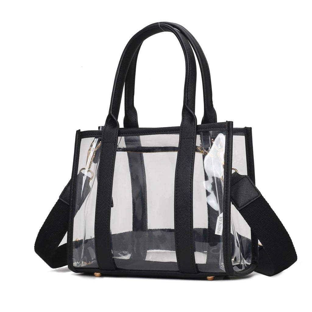 MKF Collection Tatiana Women Clear Bag Women Tote bag Handbag By Mia K