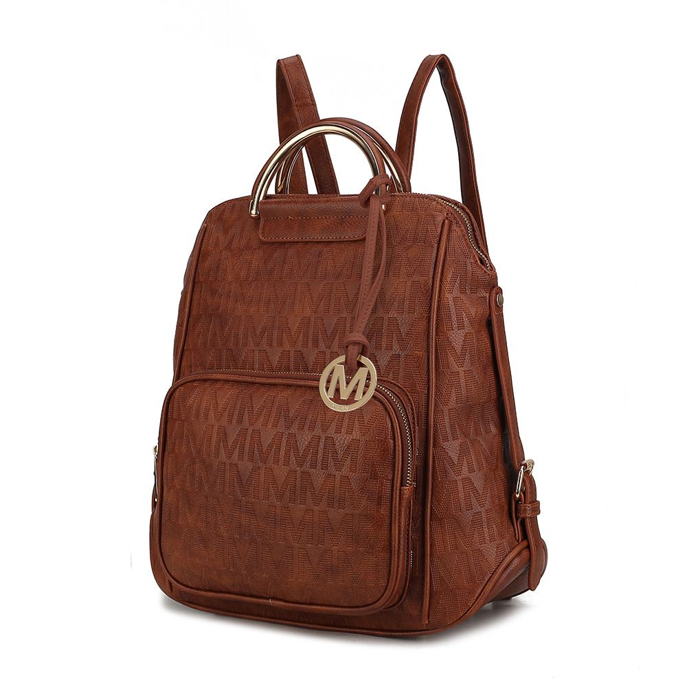 MKF Collection Torra Milan Signature Trendy Backpack by Mia k