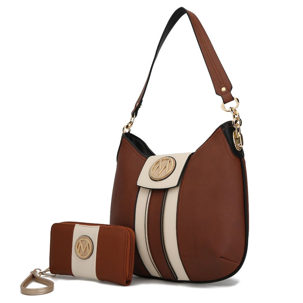 MKF Collection Torri Women's Hobo Shoulder Bag with Wallet By Mia K