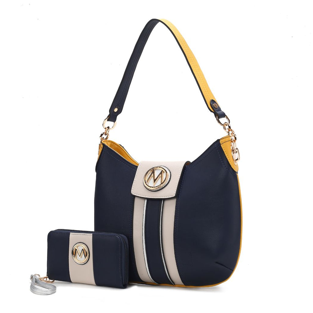 MKF Collection Torri Women's Hobo Shoulder Bag with Wallet By Mia K