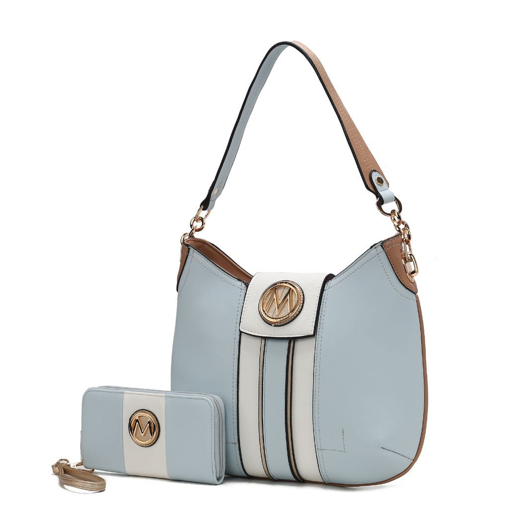 MKF Collection Torri Women's Hobo Shoulder Bag with Wallet By Mia K