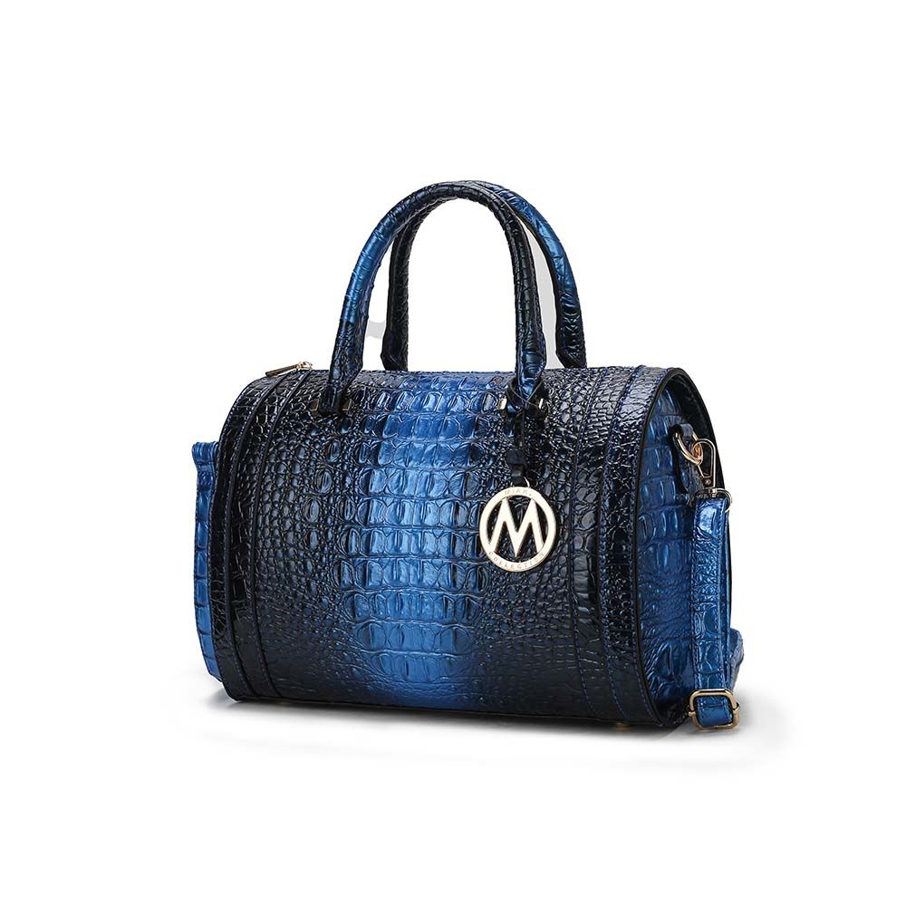 MKF Collection Usal Croc-Embossed Satchel Women's Bag by Mia K