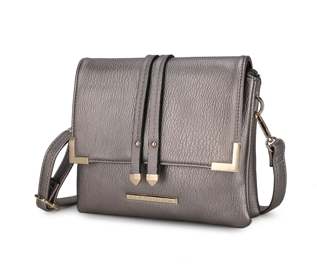 MKF Collection Valeska Multi Compartment Crossbody by Mia k