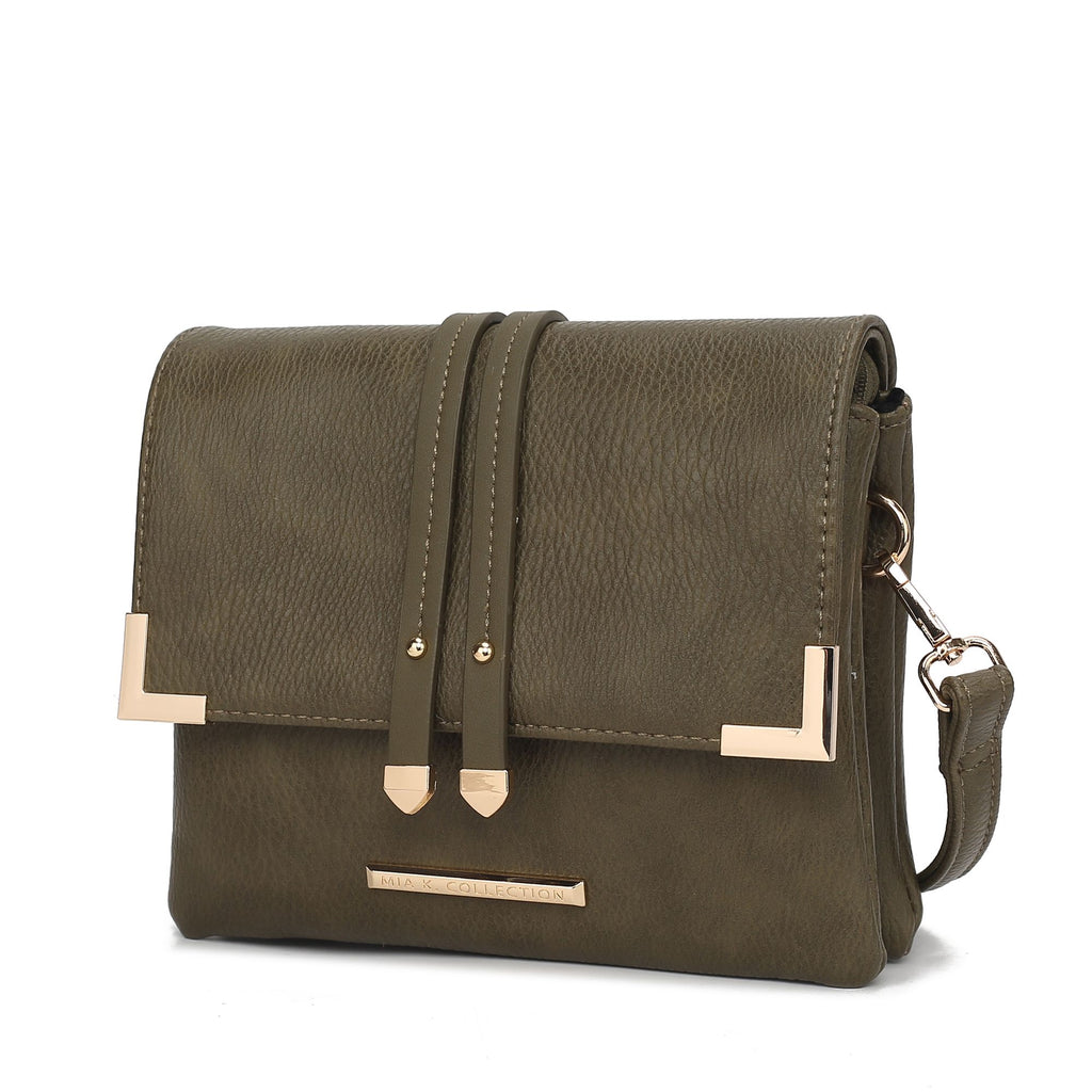 MKF Collection Valeska Multi Compartment Crossbody by Mia k