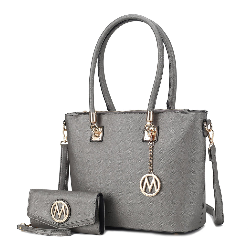 MKF Collection Vanessa Tote Handbag & Wallet Set by Mia K