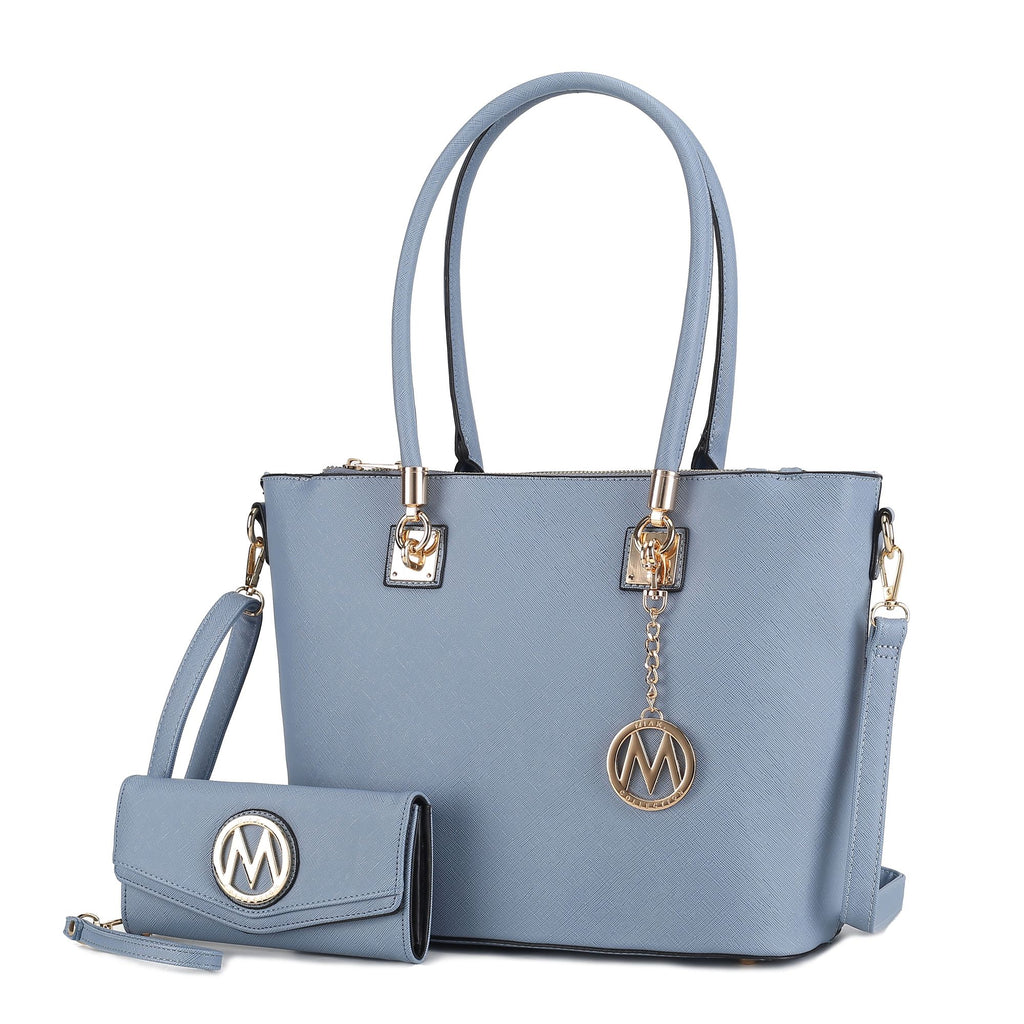 MKF Collection Vanessa Tote Handbag & Wallet Set by Mia K