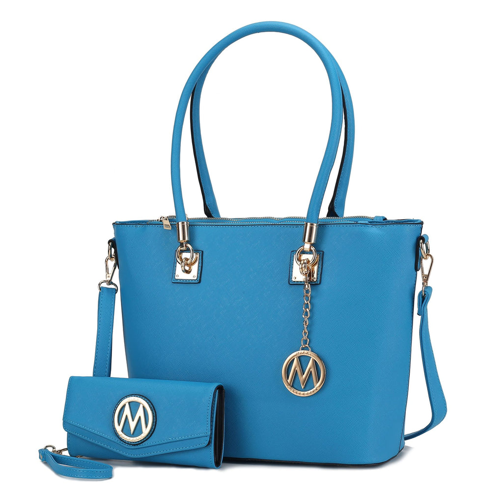 MKF Collection Vanessa Tote Handbag & Wallet Set by Mia K