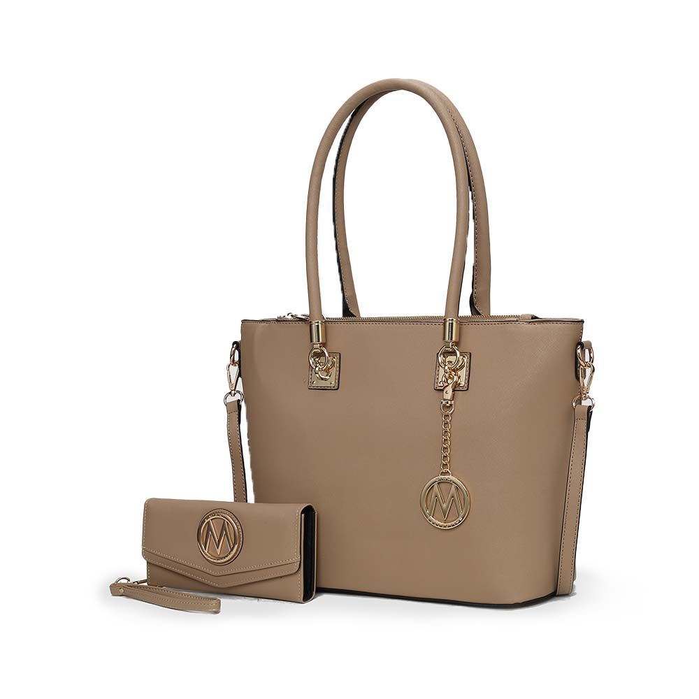 MKF Collection Vanessa Tote Handbag & Wallet Set by Mia K