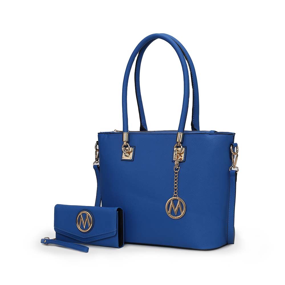 MKF Collection Vanessa Tote Handbag & Wallet Set by Mia K