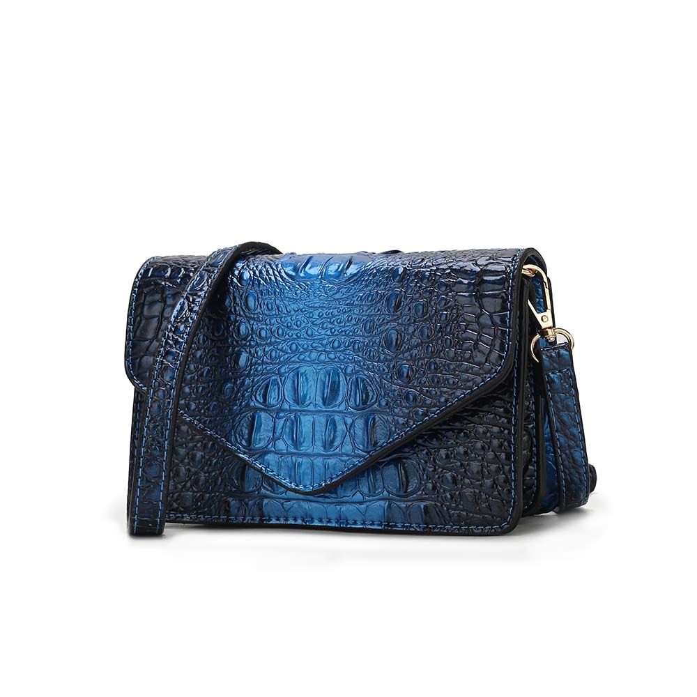 MKF Collection Vanta Crossbody Croc Embossed Handbag by Mia K