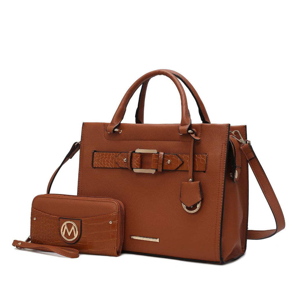 MKF Collection Virginia Vegan Leather Women Tote Bag with Wallet by Mia K