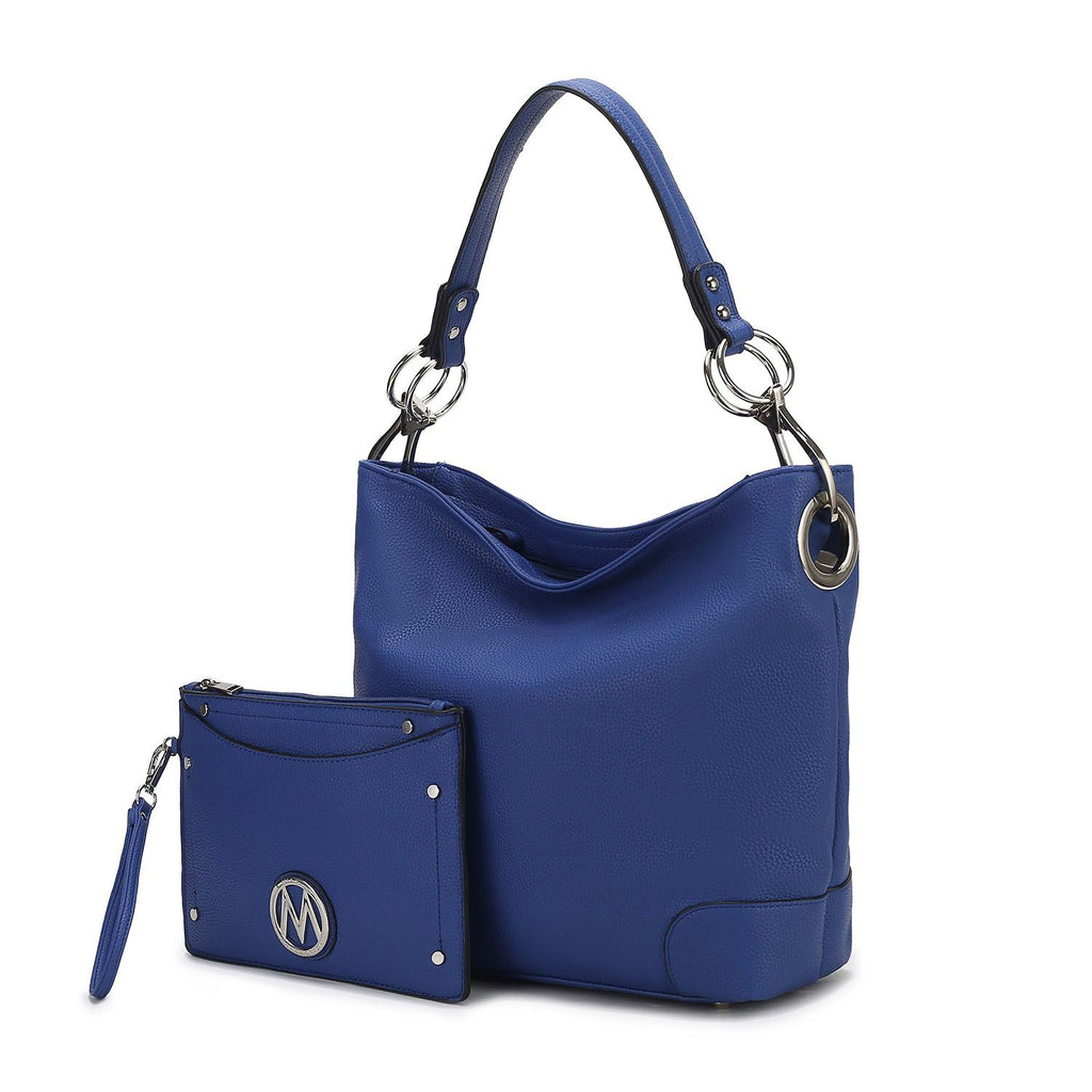 MKF Collection Viviana 2Pcs Hobo Bag with Wristlet by Mia K