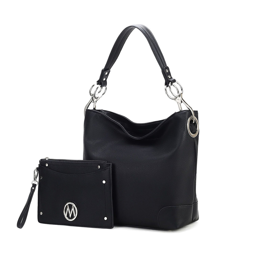 MKF Collection Viviana 2Pcs Hobo Bag with Wristlet by Mia K