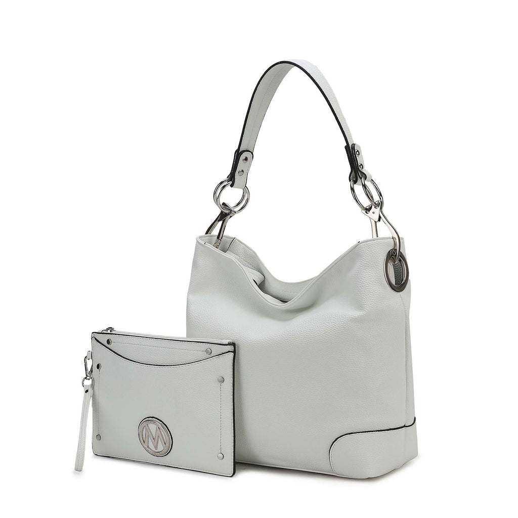 MKF Collection Viviana 2Pcs Hobo Bag with Wristlet by Mia K