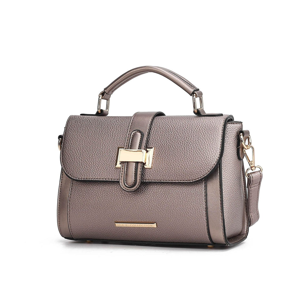 MKF Collection Willa Color Block Vegan Leather Women Shoulder Bag by Mia k