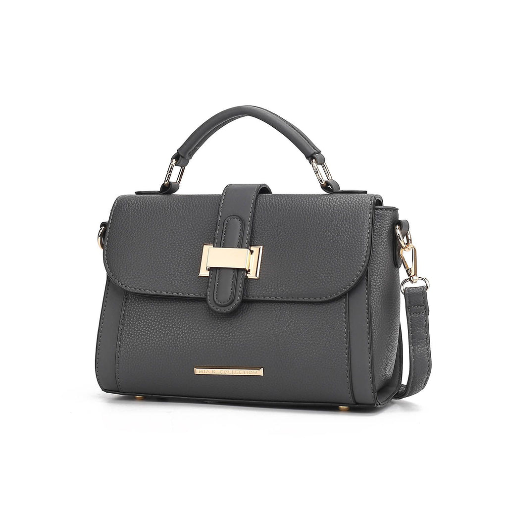 MKF Collection Willa Color Block Vegan Leather Women Shoulder Bag by Mia k