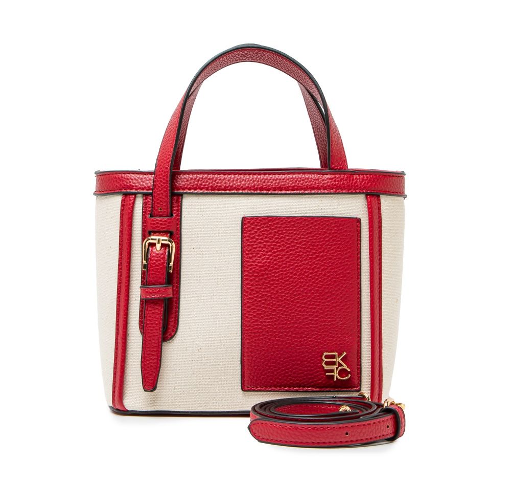 MKF Collection Wren faux leather trim Tote Bag by Mia K