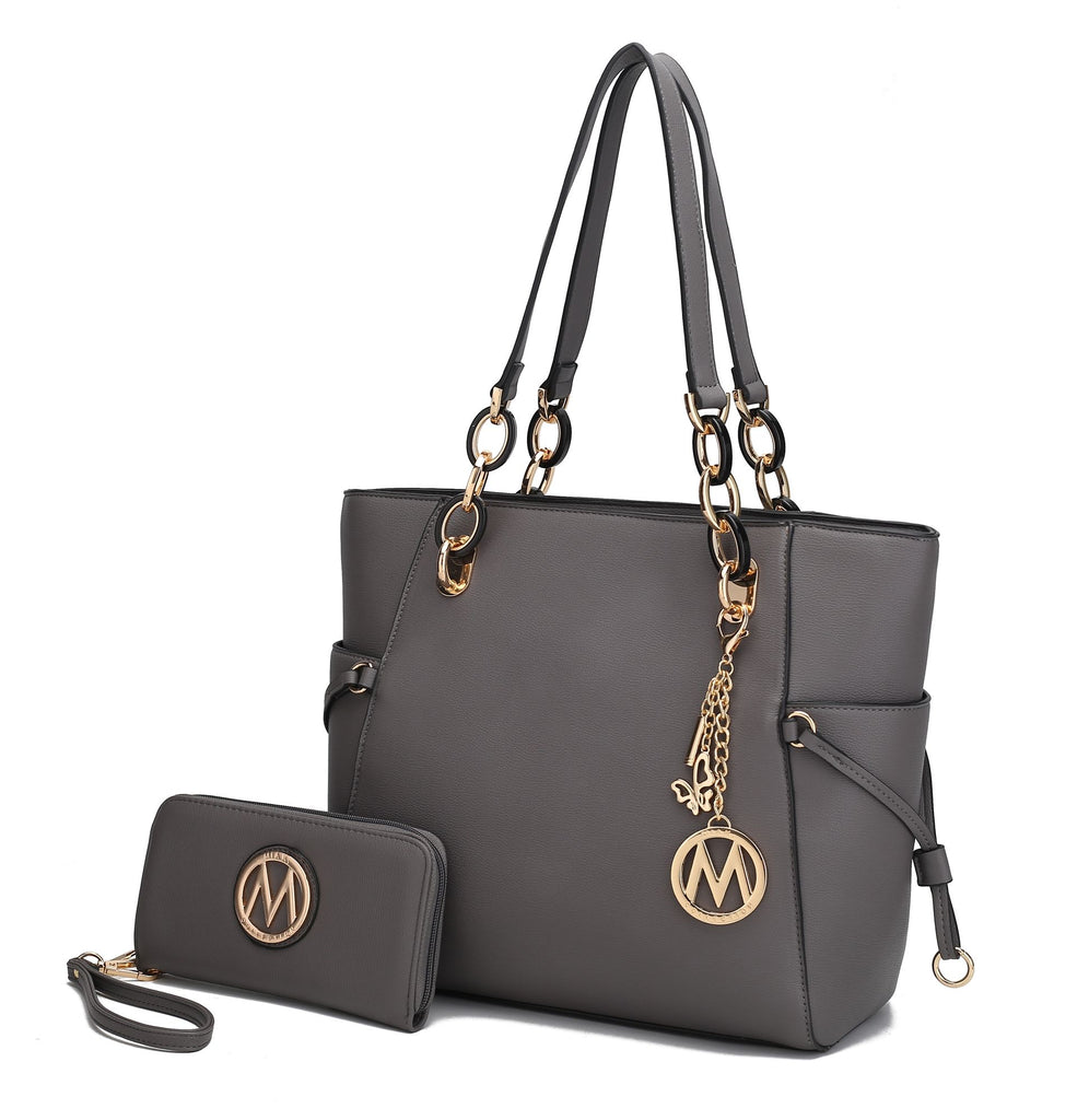 MKF Collection Yale Tote Women's Bag with Wallet Handbag Purse by Mia K