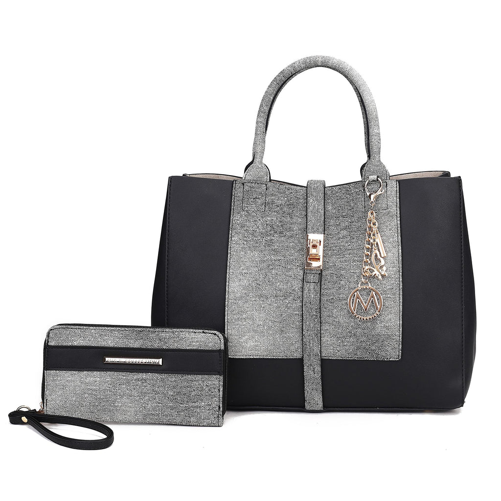 MKF Collection Yola Tote Bag and Wallet set by Mia K