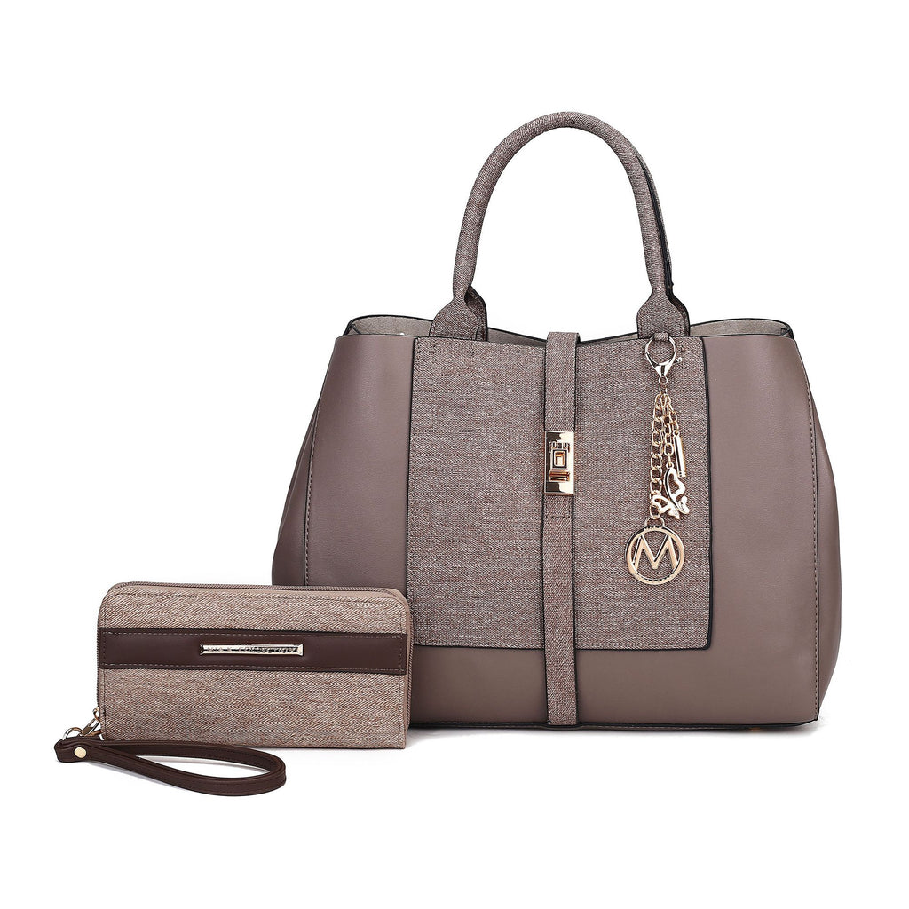 MKF Collection Yola Tote Bag and Wallet set by Mia K