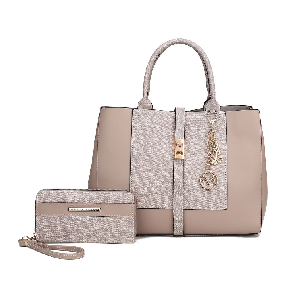 MKF Collection Yola Tote Bag and Wallet set by Mia K