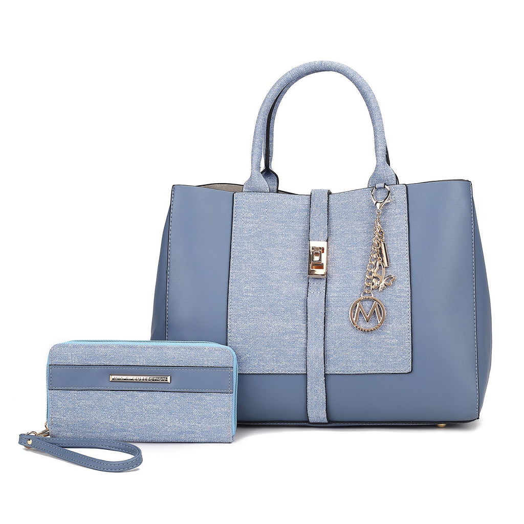 MKF Collection Yola Tote Bag and Wallet set by Mia K
