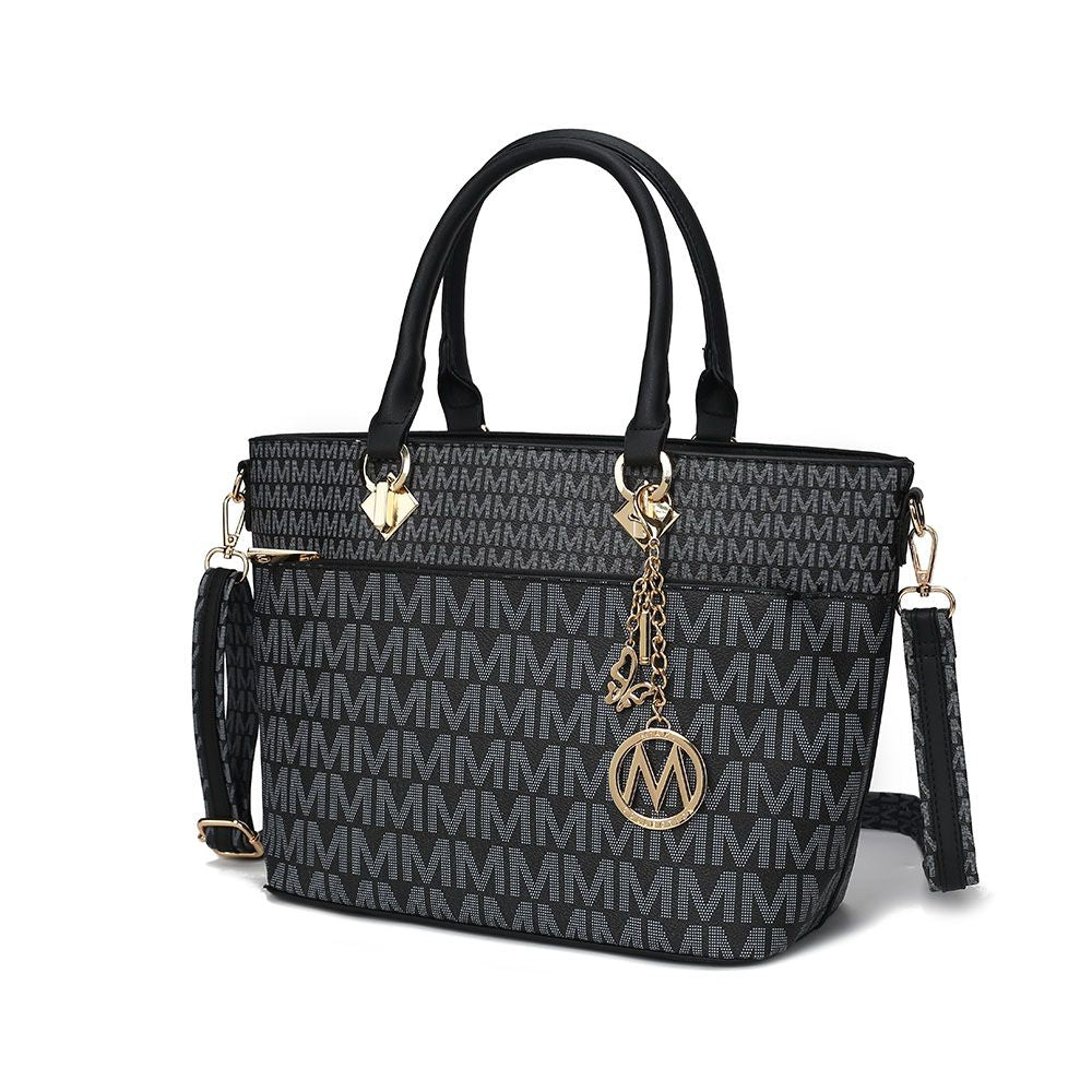 MKF Collection Yonah Tote Signature Printed Vegan Leather by Mia K