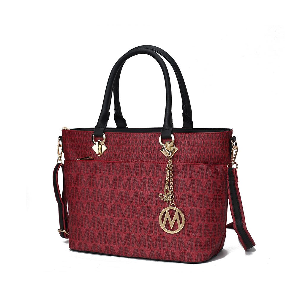 MKF Collection Yonah Tote Signature Printed Vegan Leather by Mia K