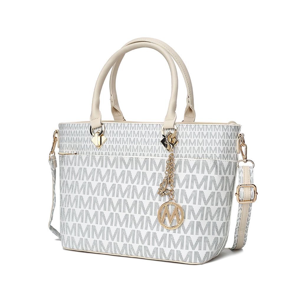MKF Collection Yonah Tote Signature Printed Vegan Leather by Mia K