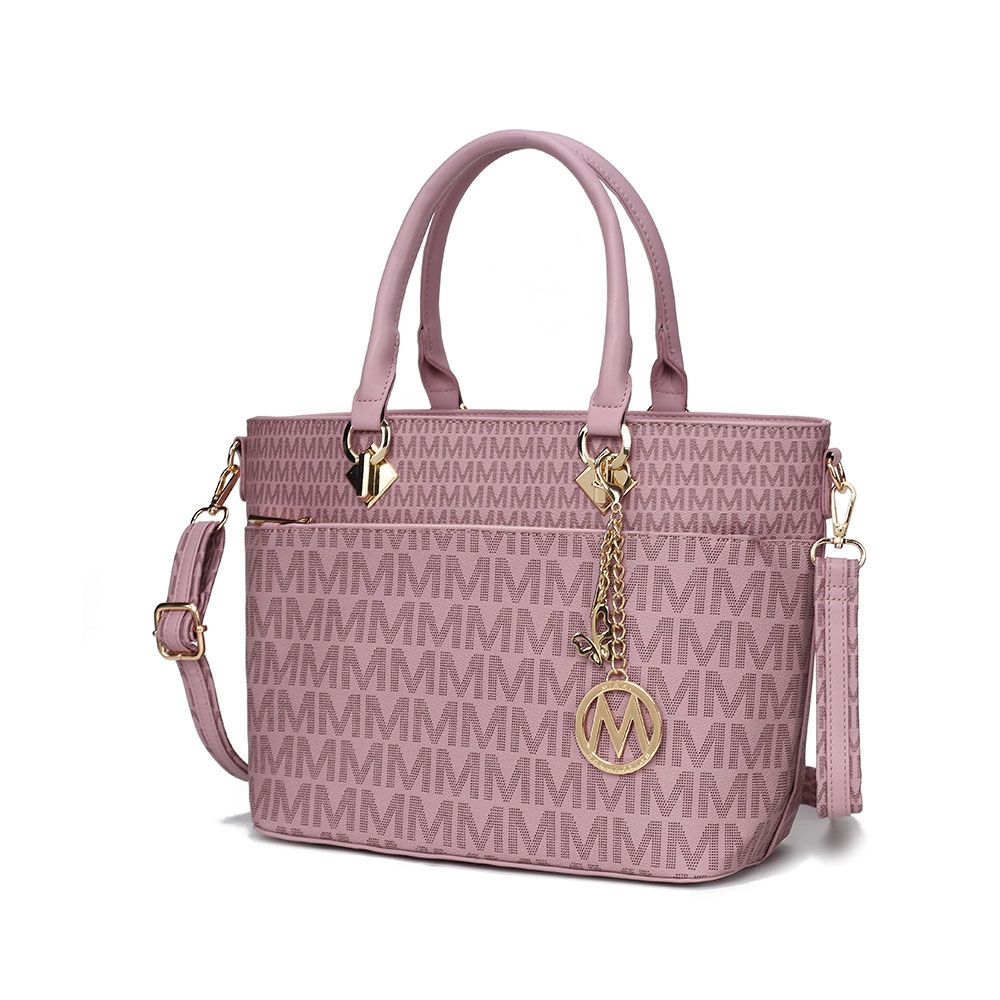 MKF Collection Yonah Tote Signature Printed Vegan Leather by Mia K