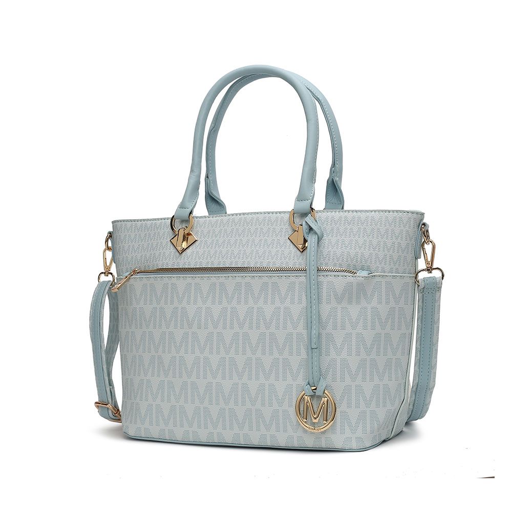 MKF Collection Yonah Tote Signature Printed Vegan Leather by Mia K