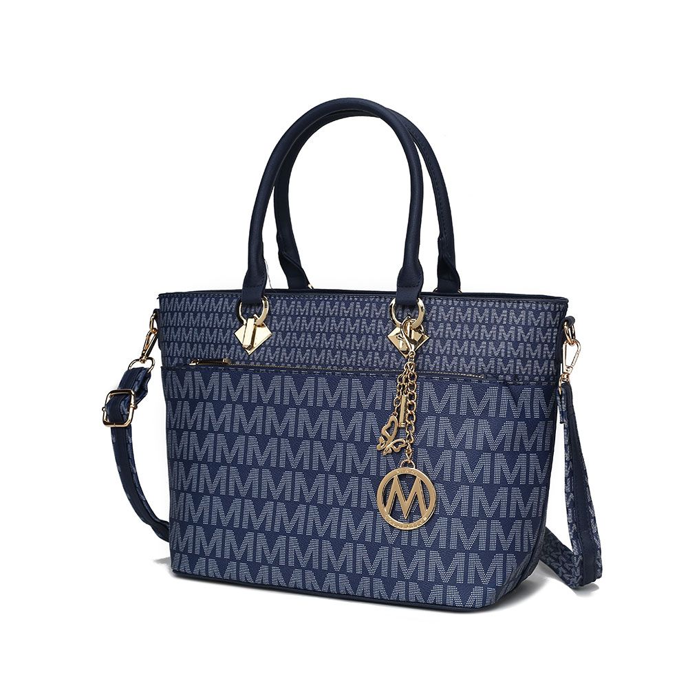 MKF Collection Yonah Tote Signature Printed Vegan Leather by Mia K