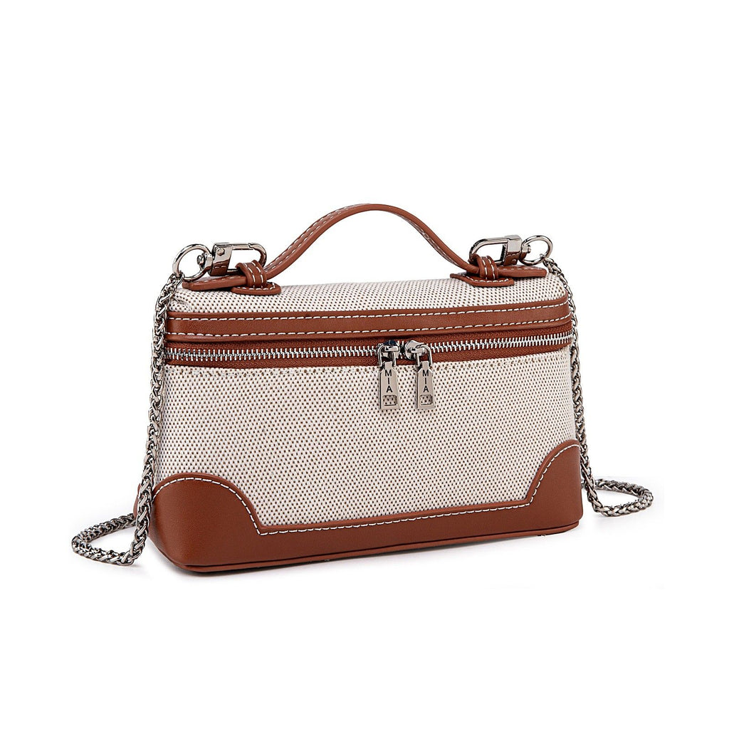 MKF Collection Zinnia Faux Leather Crossbody Shoulder Bag by Mia K