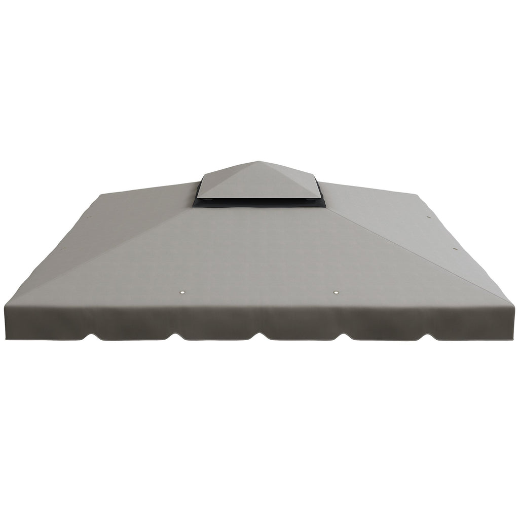 Model 84C-051 or 84C-269 10' x 10' Gazebo Replacement Canopy, Light Gray
