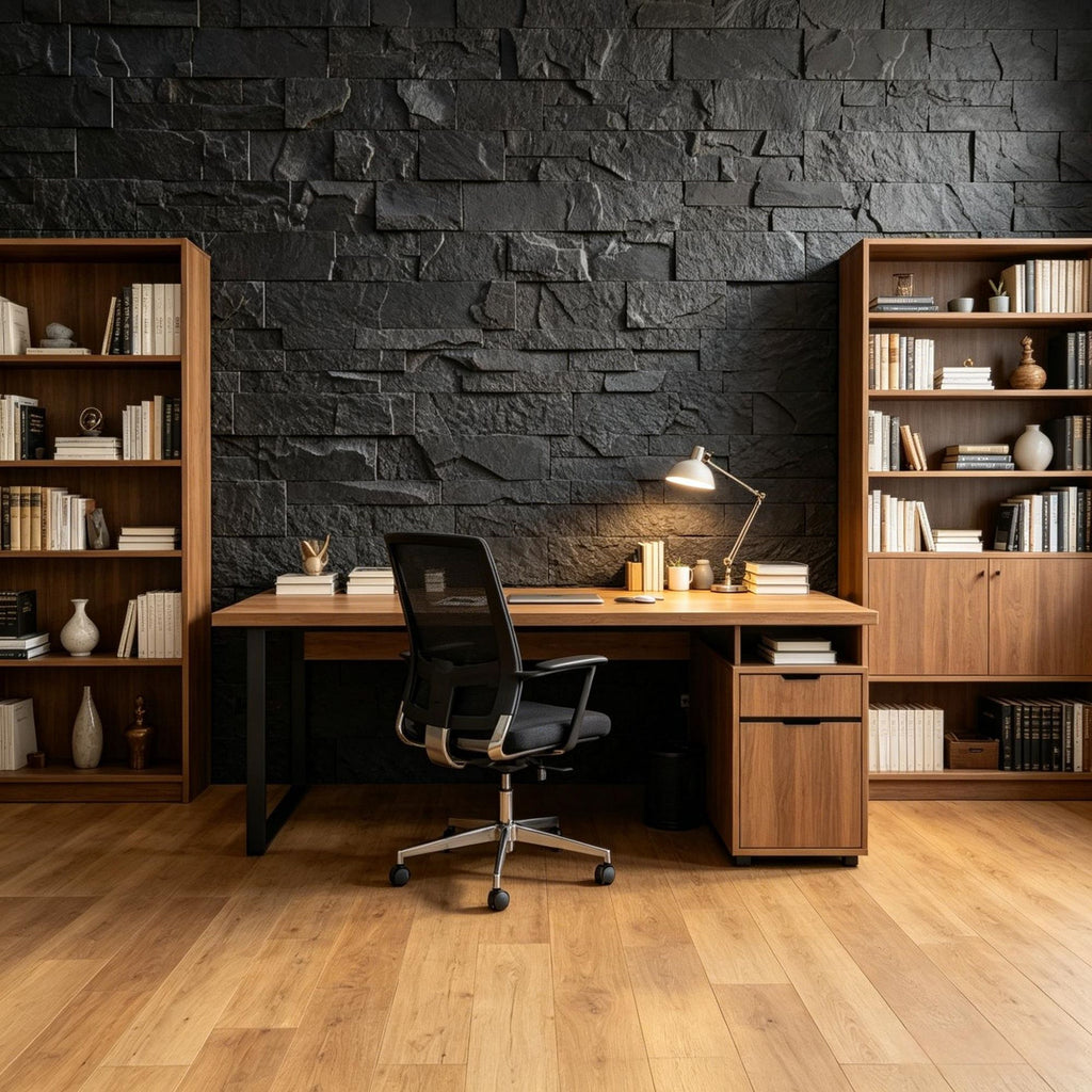 Modern Stone Wall Panels 47.2 Inches X 23.6 Inches X 0.8 Inches for Office