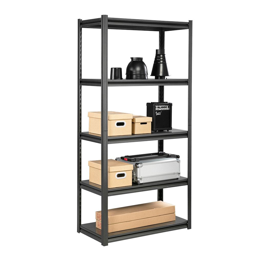 Multi-Use Adjustable Heavy Duty Steel Frame 5-Tier Organizer Silver RT