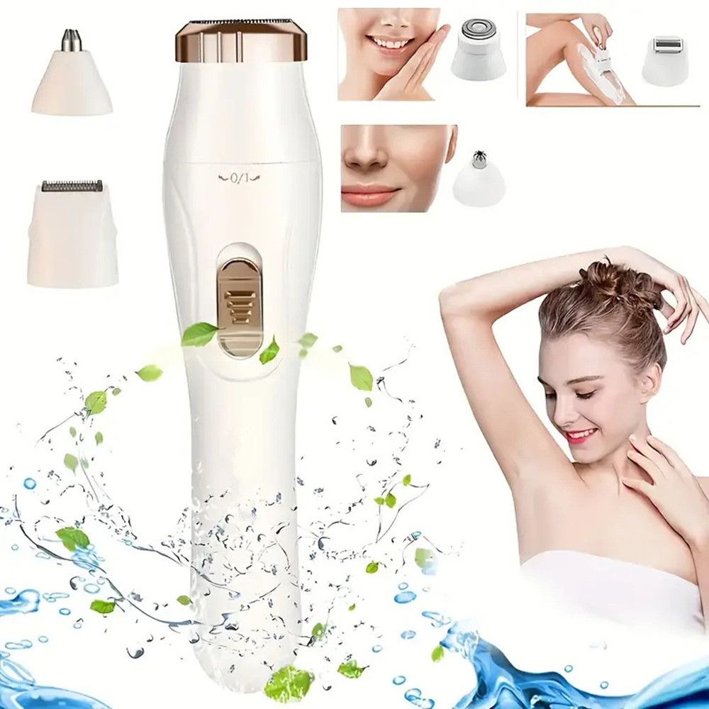 Multifunction USB Painless Shaver Portable Epilator 3 in 1 Lady Hair Remover (US Logistics For USPS/DHL/Fedex/UPS. No designated logistics acceptedTK/TMEU only For self-pickup