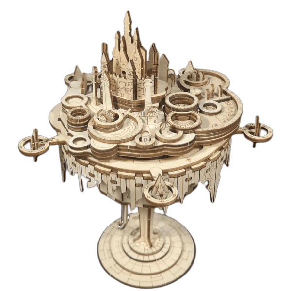 MUSIC PARK 3D Wooden Puzzles Music Box kits You are My Sunshine Castle Building Model DIY Crafts Birthday Gift for Women