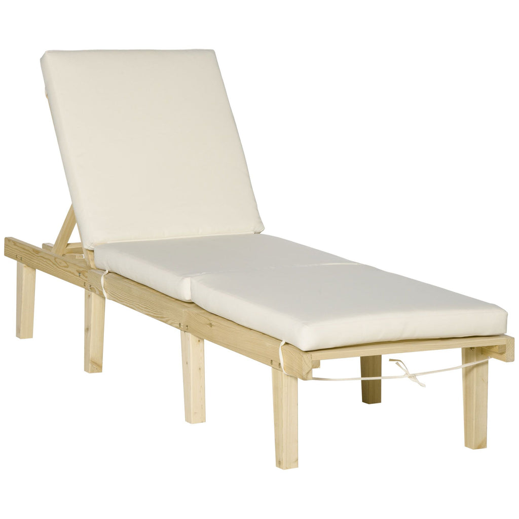 Natural Multi-Position Lounge Chair, Sunbathing & Outdoor Enjoyment