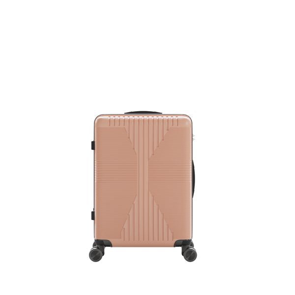 Non-TSA customs lock single 20-inch PP trolley case, 20in PP rose gold