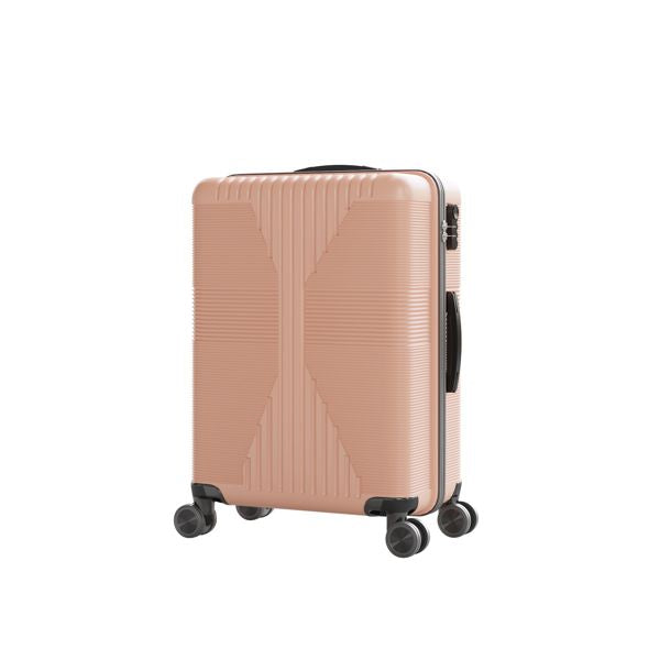 Non-TSA customs lock single 28-inch PP trolley case, 28in PP rose gold
