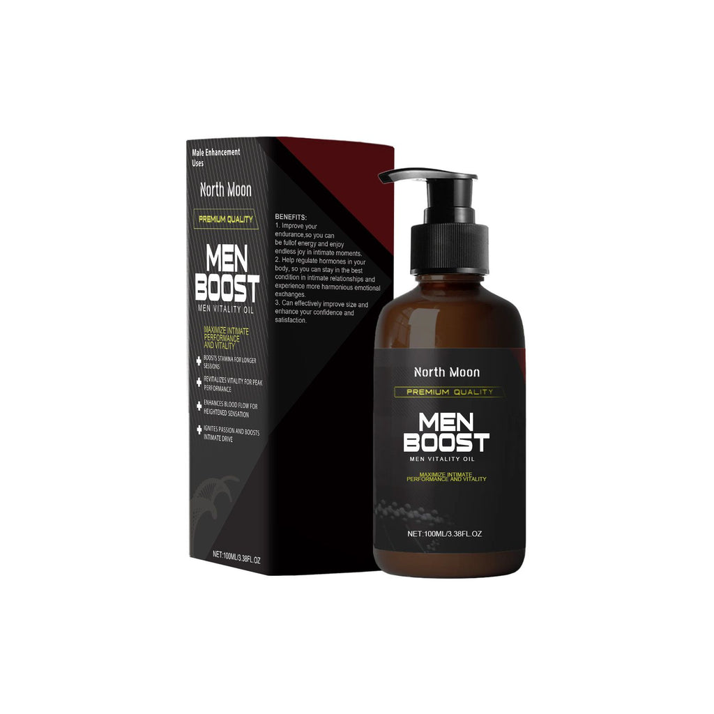 North Moon Men's Care Oil Men's Moisturizing Skin Gentle Nourishing Massage Care Oil