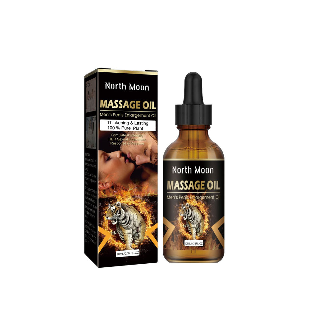 North Moon Men's Massage Essential Oil - Men's Body Care, Maintenance, Massage and Moisturizing External Essential Oil
