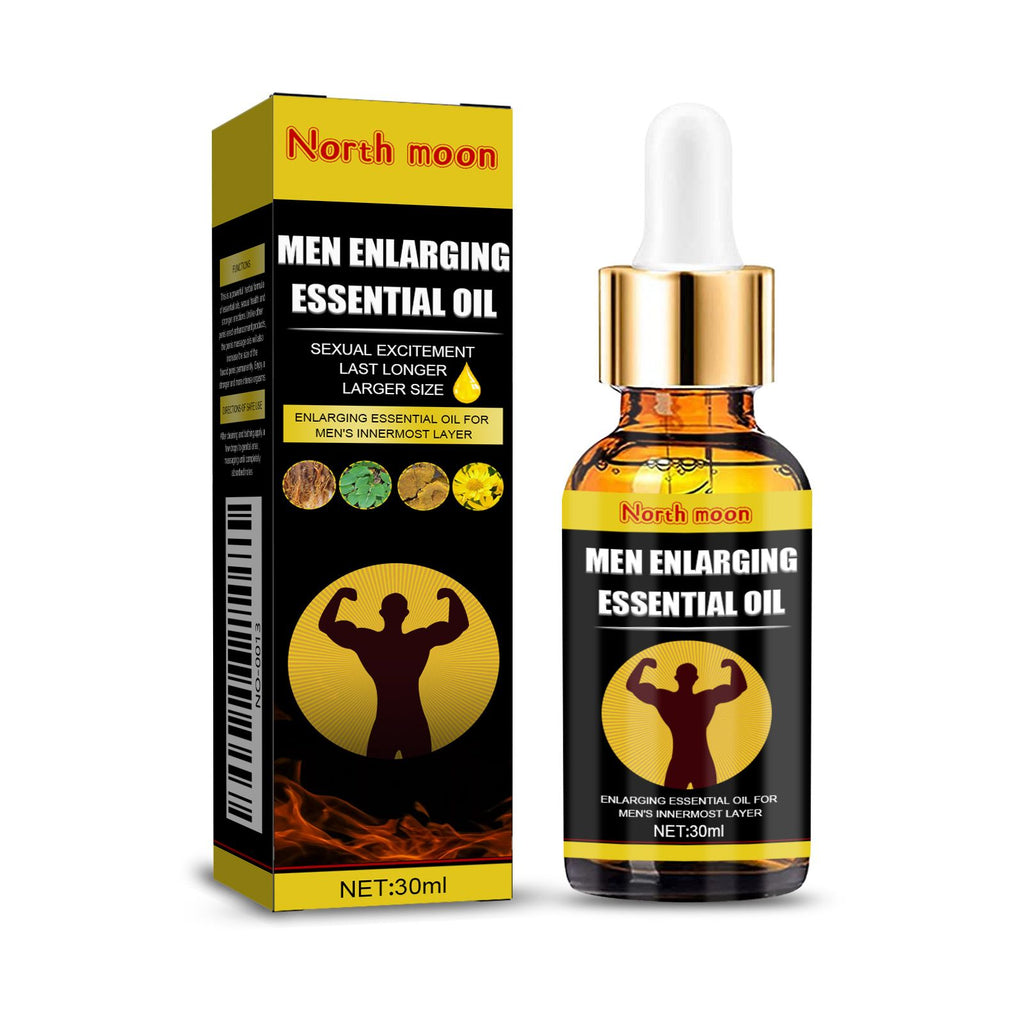 North Moon Men's Massage Essential Oil Men's Skin Moisturizing Massage Care Essential Oil